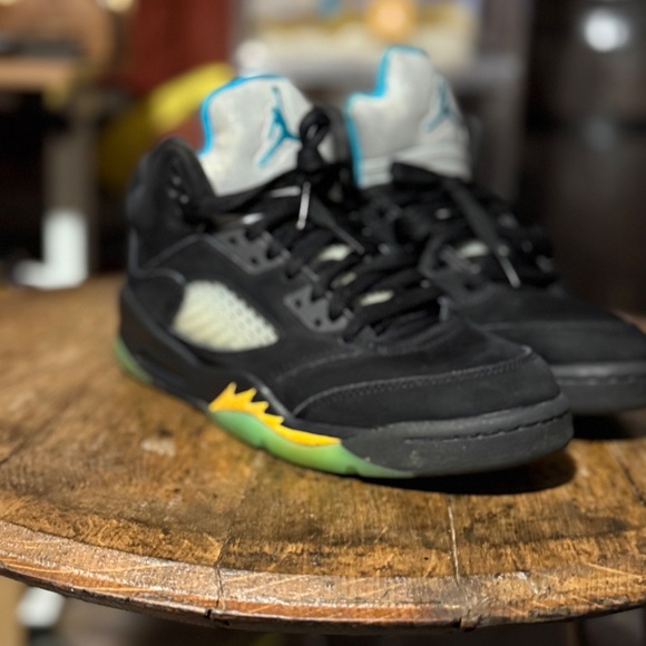 New Jordan 5 Retro Light Aqua Size 6Y 440892-100 (No Box) | eBay Jordan 5 Aqua sz 6Y